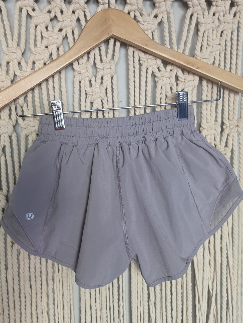lululemon athletica Light Taupe Athletic Shorts